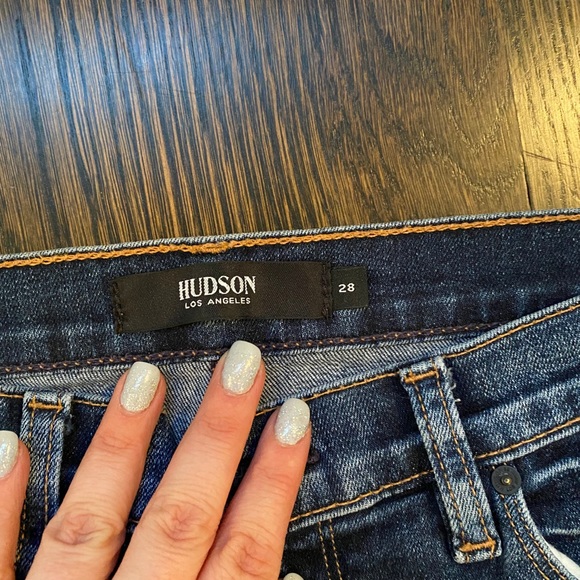 Hudson Barbara Super Skinny Jeans - Picture 3 of 5